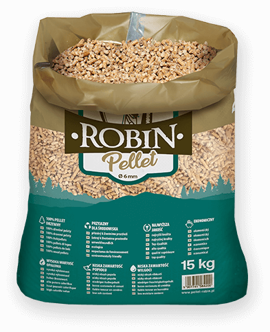 worek pelletu opałowego Robin do kupienia w Stalowej Woli lub sklepie internetowym